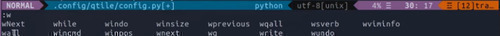 vim command hints